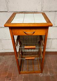 Mobiletto carrello dispensa da cucina