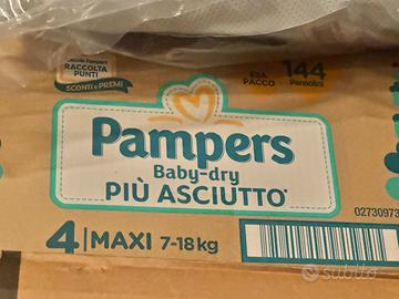 Pannolini Pampers Baby-dry Taglia 4 Maxi 144pz