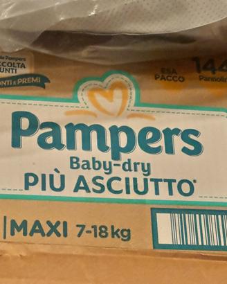 Pannolini Pampers Baby-dry Taglia 4 Maxi 144pz
