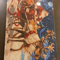 quadretto natalizio fatto a mano