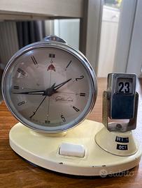 Orologio Golden clock con sveglia Meccanico