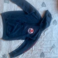 Felpa blu Genoa con logo