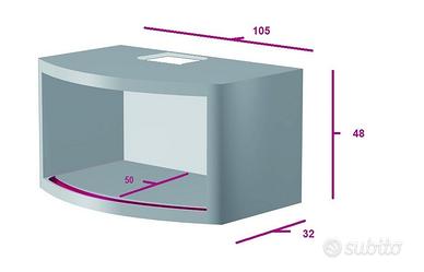 Mobile bagno salvaspazio cm 105x50 cm