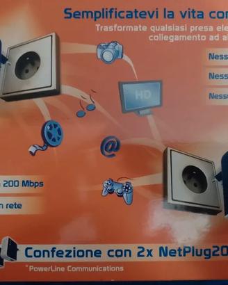 LEA NetPlug200+ Adattatori CPL (2 pezzi)