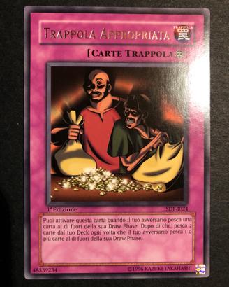 Yugioh trappola appropriata sdf i024 comune 1ª