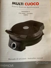 PIASTRA ELETTRICA MULTIFUNZIONE.