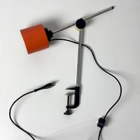 Lampada da tavolo vintage arancione anni '60