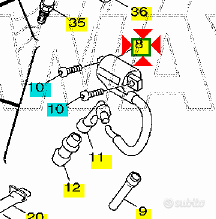 -Bobina accensione Yamaha BW'S 125 5S9H23101000