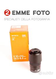 SONY E 55-210/4,5-6,3 OSS DX - USATO GARANTITO