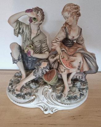 statua capodimonte firmatocon certificato 