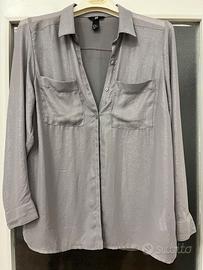 Camicia H&M - Taglia 40 - Grigio Perla