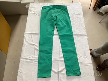 jeans verdi taglia 36