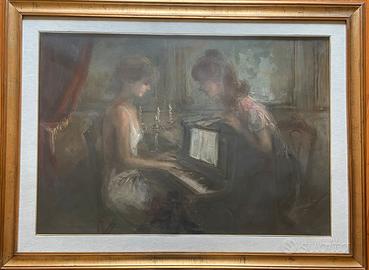 Quadro su tela antico 900’