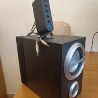 Altoparlanti stereo Sony 5.1 subwoofer PC/audio