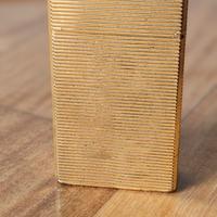 Dupont zippo placcato oro 