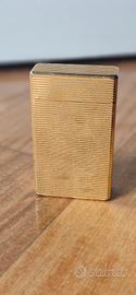 Dupont zippo placcato oro 