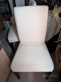 6 Sedie henriksdal Ikea nere fodera beige