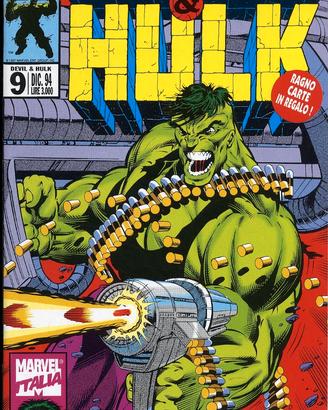 Fumetto DEVIL & HULK N° 9  MARVEL ITALIA