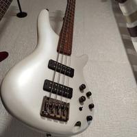 Basso Ibanez SR300E Pearl White