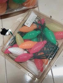 20 confezioni luminarie natale anni 80