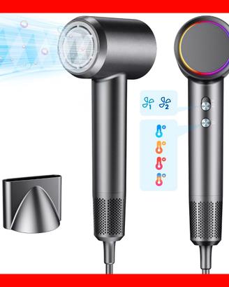 Phon Asciugacapelli Ionico 130000 RPM 4 Temp NUOVO