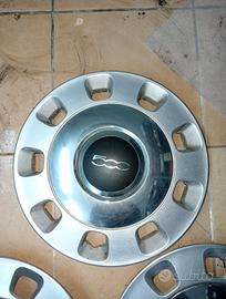 Borchia copriruota fiat 500 pop 14" originale