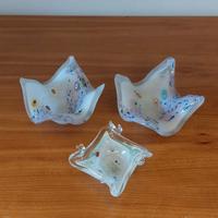 3 portagioie in vetro di Murano
