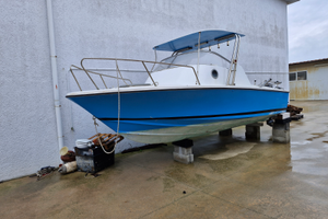 Motoscafo riva Bertram 6.80 con motore Suzuki 140