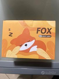 Luce notturna in silicone morbido a forma di volpe