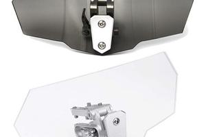 Deflettore paravento spoiler regolabile moto unive