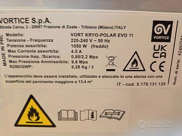 climatizzatore portatile Vortice
