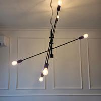Lampadario a sospensione industriale 