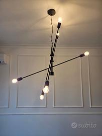 Lampadario a sospensione industriale 
