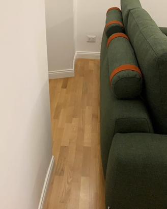 Divano JOEY Berto, pouf JOEY Berto e 4 cuscini