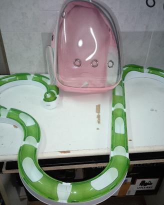 Zaino panoramico + gioco + pettorina