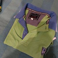 Polo verde Cotton & Silk