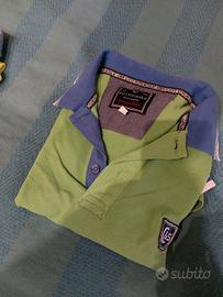 Polo verde Cotton & Silk