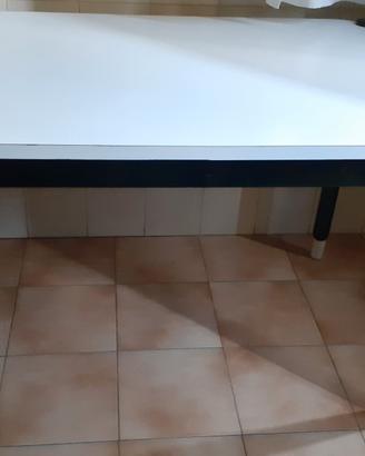 tavolo cucina ripiano in formica bianca 