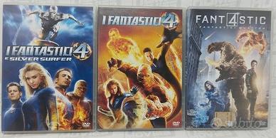 3 DVD Fantastici 4 Marvel