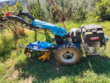 BCS 740 diesel Yanmar (2013) con aratro rotativo B