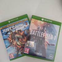 Battlefield 1, Just cause 3 per Xbox One 