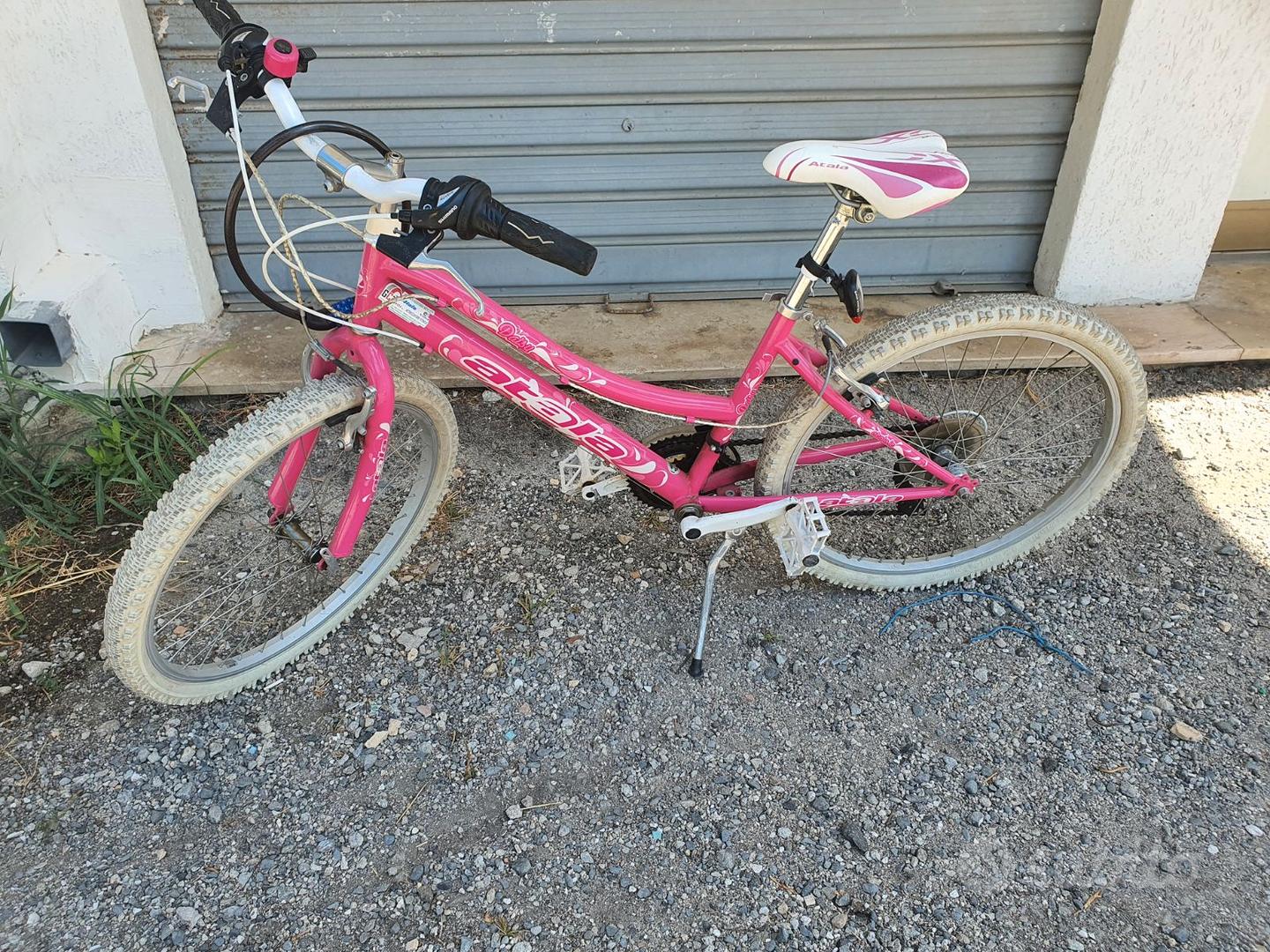 Bicicletta Atala Rosa Bici Ragazza 24