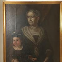 Dipinto ad olio su tela opera di Antonio Cifrondi