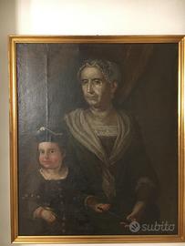 Dipinto ad olio su tela opera di Antonio Cifrondi