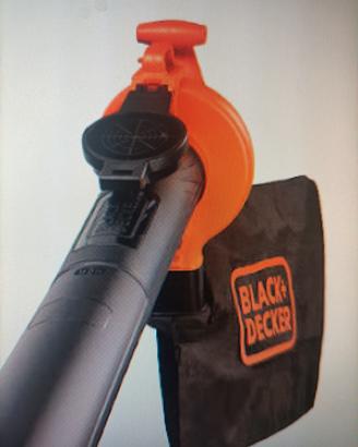 soffiatore aspirafoglie black decker