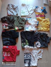 Magliette maniche corte bimbo 10 anni 