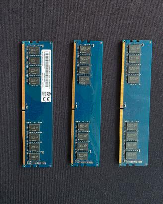 RAM Ramaxel PC4-2666V-UA2-11 DDR4  24GB ( 8GB x 3)