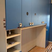 Armadio a ponte + scrivania