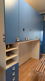 Armadio a ponte + scrivania