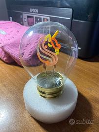 Lampadina led a forma di unicorno di Legami Milano
